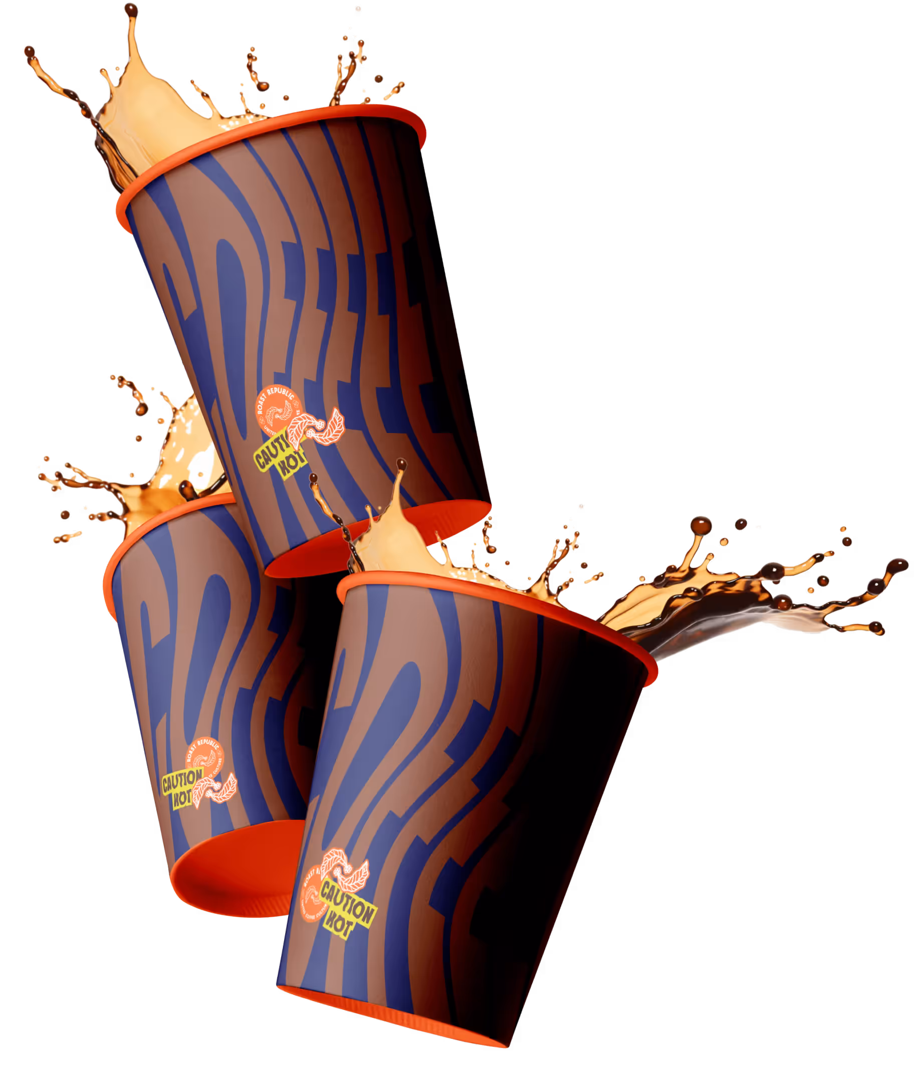 Kaffeebecher mit Kaffee